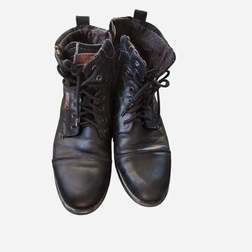 Wild-rhino Men's Black Boots